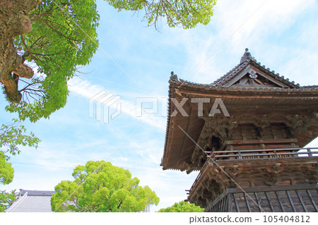 岡崎市大樹寺鐘樓風景 岡崎市大樹寺鐘樓風景 105404812