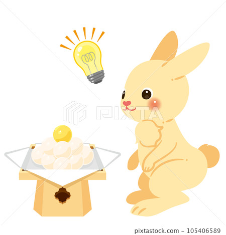 Moon dumplings and a flashing rabbit 105406589