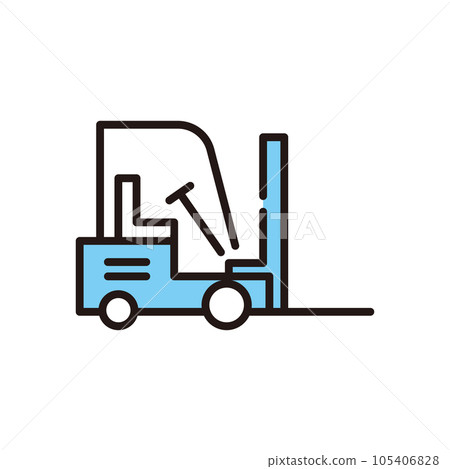 叉車圖標 105406828