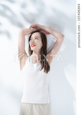 Beauty hair removal armpit 105406864