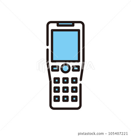 Barcode reader handy terminal icon 105407221