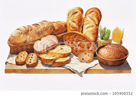 lots of delicious bread lots of delicious bread 105408352