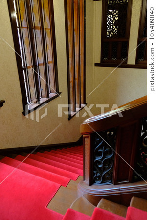 Tokyo's Meguro Ward Former Maeda Residence Western-style Building Stairs 105409040