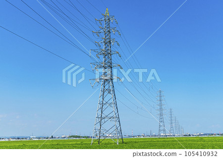 Tower High-voltage tower Power line 105410932