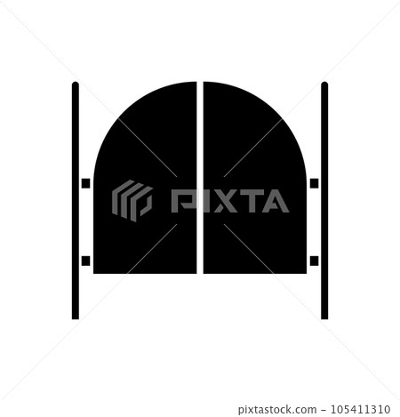 Salon door icon Salon door icon 105411310