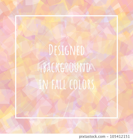 Autumn background with a sense of transparency 105412151