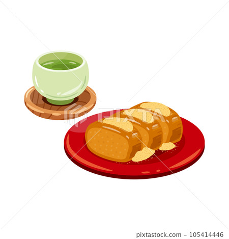 綠茶Akumaki 黃豆粉1個 綠茶Akumaki 黃豆粉1個 105414446