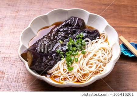 Eggplant somen noodles 105416261