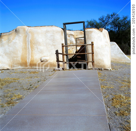 Soldier's quarters Tumacacori Mission Ruins Arizona on Film 105416593