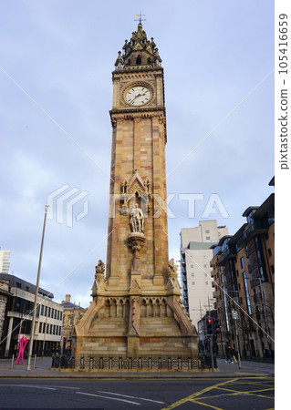Northern Ireland Belfast Albert Memorial Clock Tower Northern Ireland Belfast Albert Memorial Clock Tower 105416659