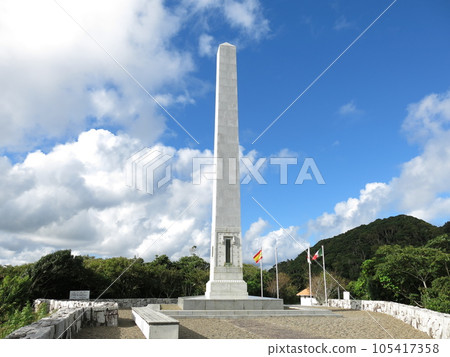 Monument to the birth of the three countries of Japan and India (Mexico Memorial Tower) in the Mexico Memorial Park in Onjuku Town, Chiba Prefecture 105417358