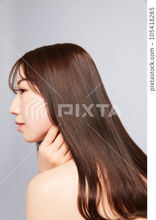 Beauty young Japanese woman with beautiful hair Beauty young Japanese woman with beautiful hair 105418265