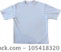 Plain white T-shirt 105418320