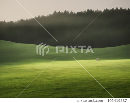 the hills landscape mist. the hills landscape mist. 105419287
