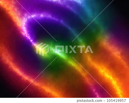 colorful isolated in black background colorful isolated in black background 105419957