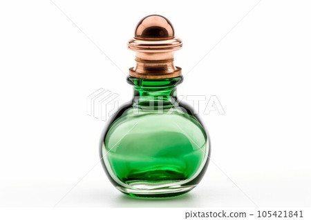 Green potion bottle. Poison flask. Generate AI Green potion bottle. Poison flask. Generate AI 105421841