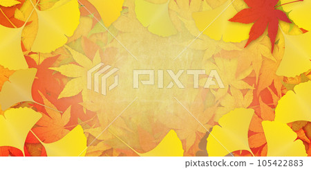 銀杏葉和楓葉 105422883