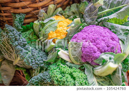Colorful cauliflower Colorful cauliflower 105424760