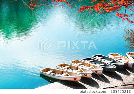 Kitashiobara Village, Fukushima Prefecture・Autumn Leaves and Goshikinuma Boat Terminal 105425218