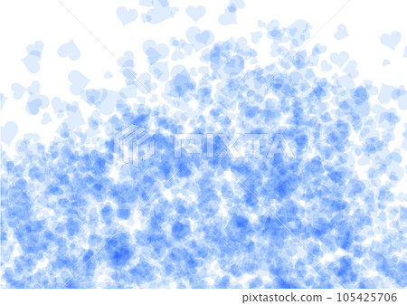 Watercolor heart background (blue) that can be used for Father's Day and Valentine's Day 105425706