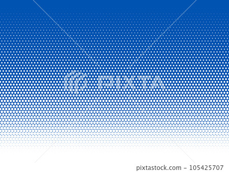 White and blue refreshing and cool dot background. A special screentone. 105425707