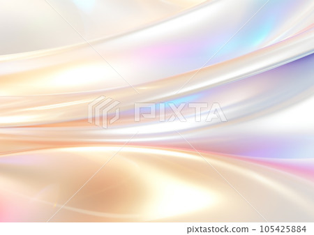 閃亮的虹彩珍珠大波背景 閃亮的虹彩珍珠大波背景 105425884