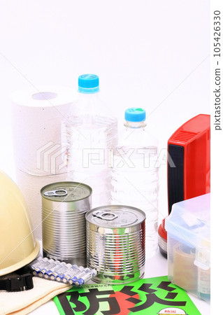 防災用品形象（防災措施） 105426330