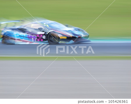 Car race panning comet drift 105426361