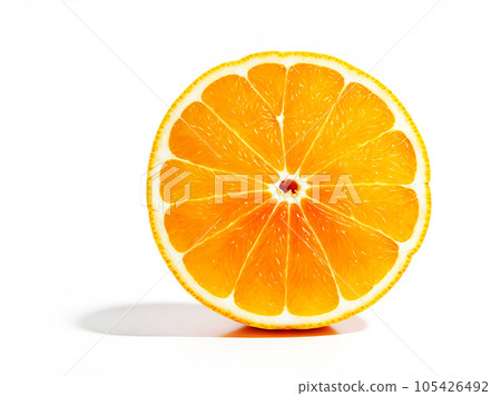 Cross section of orange [AI-generated image] 105426492