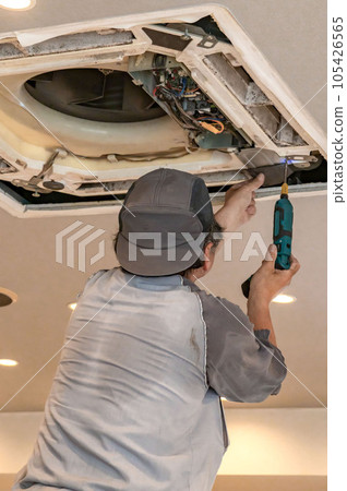 Ceiling and commercial air conditioner repair work 105426565