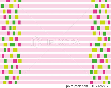 Border frame geometric pattern pastel color 105426867