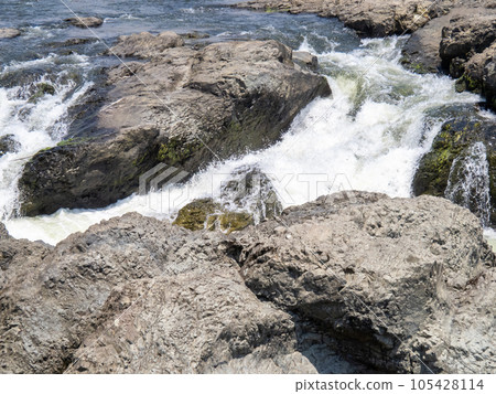 The flow of the Kako River in Toryu-nada (Kato City, Hyogo Prefecture). 105428114