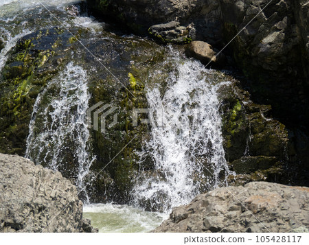 The flow of the Kako River in Toryu-nada (Kato City, Hyogo Prefecture). The flow of the Kako River in Toryu-nada (Kato City, Hyogo Prefecture). 105428117