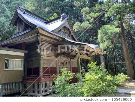 Slam dunk sacred place, the main hall of Moriko Daimohi Shrine 105429000