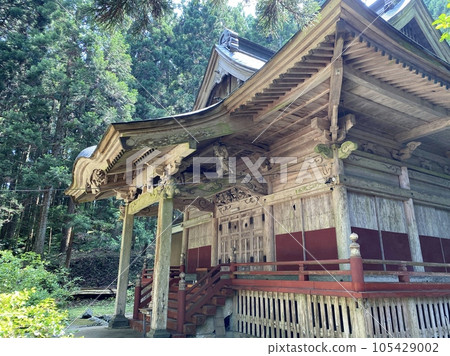 Slam dunk sacred place, the main hall of Moriko Daimohi Shrine 105429002