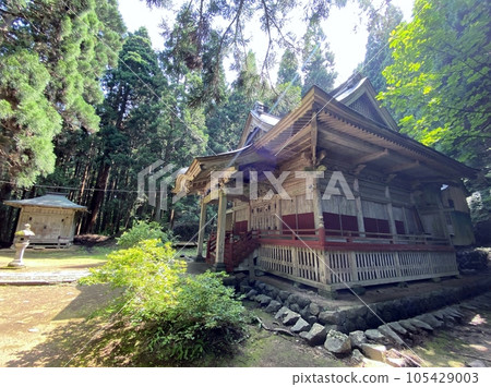 Slam dunk sacred place, the main hall of Moriko Daimohi Shrine 105429003