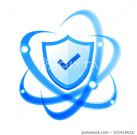 Security network illustration 105429628