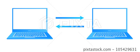 Illustration of P2P communication 105429631