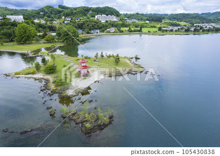 鳥瞰洞爺湖浮禦堂 鳥瞰洞爺湖浮禦堂 105430838