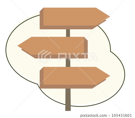 wooden sign. vector illustration wooden sign. vector illustration 105431601