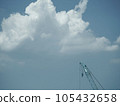 Shipyard arm and summer thundercloud horizontal angle 105432658