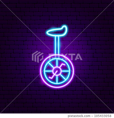 Unicycle Neon Sign Unicycle Neon Sign 105433058