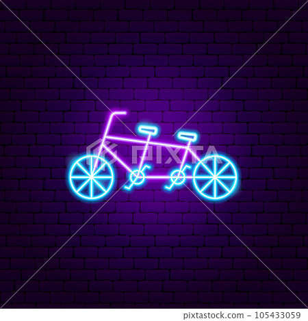 Bike for Two Neon Sign 105433059