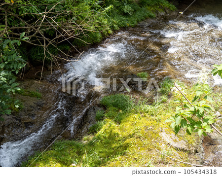 The babbling of the river. 105434318
