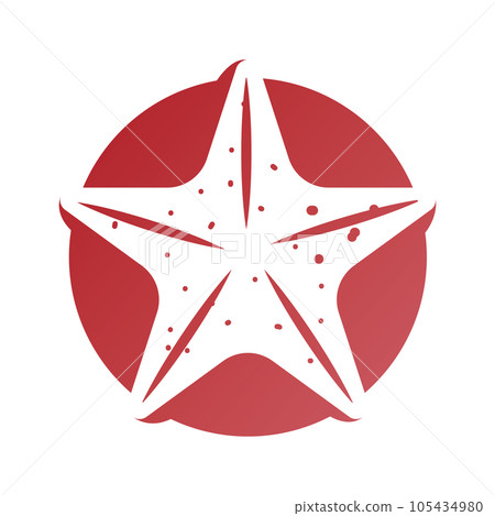 Star fish icon Star fish icon 105434980