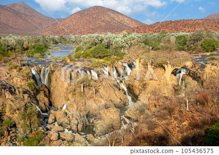 Epupa Falls on the Kuene River, Namibia Epupa Falls on the Kuene River, Namibia 105436575
