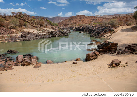 Epupa Falls on the Kuene River, Namibia Epupa Falls on the Kuene River, Namibia 105436589