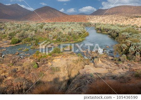 Epupa Falls on the Kuene River, Namibia Epupa Falls on the Kuene River, Namibia 105436590