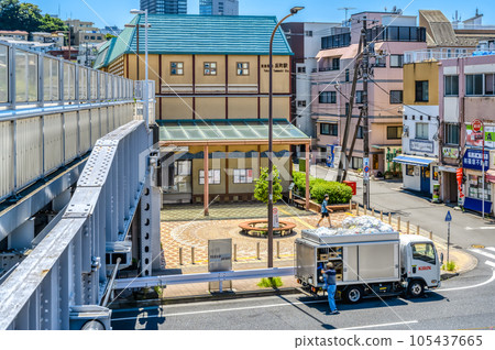 Urban scenery of Yokohama City Tammachi Station Urban scenery of Yokohama City Tammachi Station 105437665