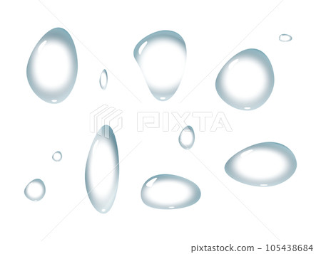 Water drop icon set Water drop icon set 105438684